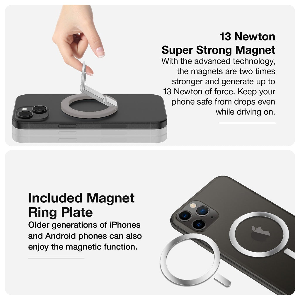 AMAZINGTHING | 15793 | TITAN Mag Phone Grip |Titan Gray AMAZINGTHING | 15793 | TITAN Mag Phone Grip |Titan Gray